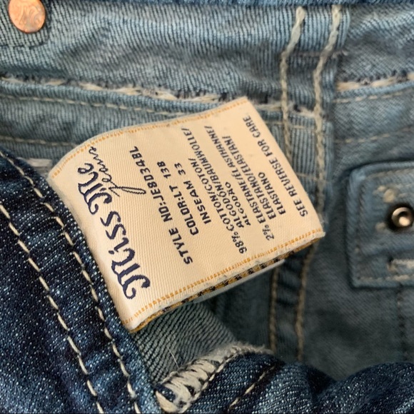Miss Me Bootcut Stretch Jean, Waist 27 - Picture 13 of 15